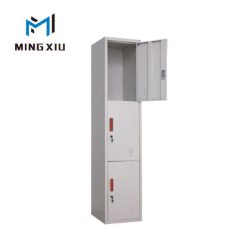 Free Shipping 3 Door Sotrage Cabinet Steel Locker / Three Tire Steel Locker